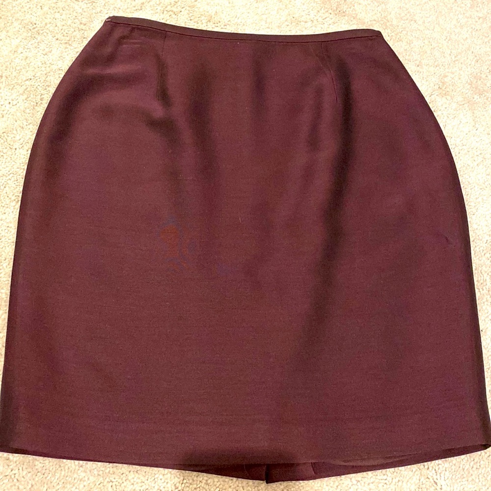 Vintage Ann Taylor Wine red pencil skirt